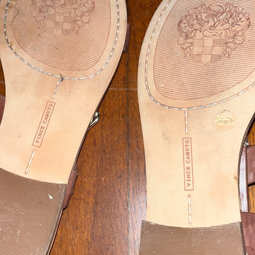 Vince Camuto Sandal 7m size 7 37 1/2 women’s open toe - Picture 11 of 16